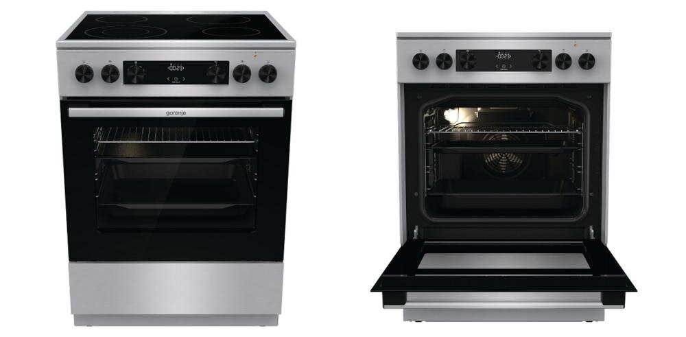 GORENJE GECS6C70XC ExtraSteam kuchnia funkcje gotowanie pieczenie smażenie programator elektroniczny rozwiązania