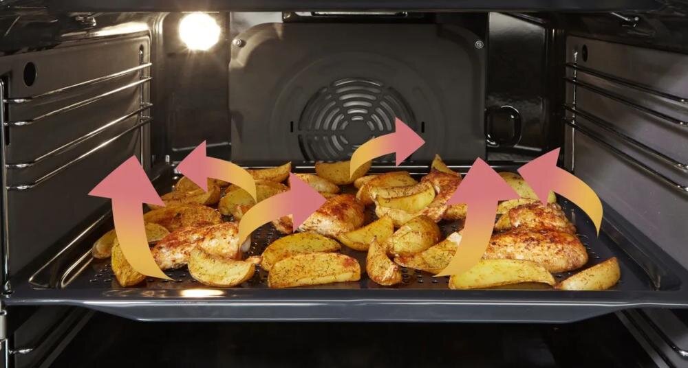 GORENJE GECS6C70XC ExtraSteam gotowanie air fry mięso ryba warzywa frytki chrupiąca skórka