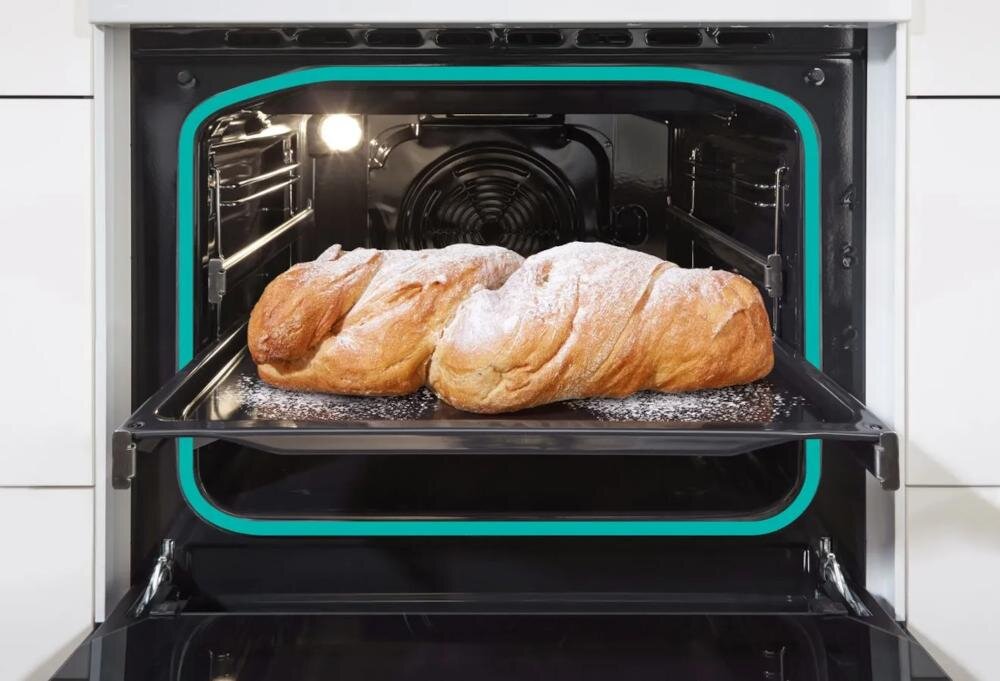 GORENJE GK5C41SH wnętrze zaokrąglona wnęka homemade konstrukcja grzałka otwory wentylacyjne temperatura stabilna równe pieczenie