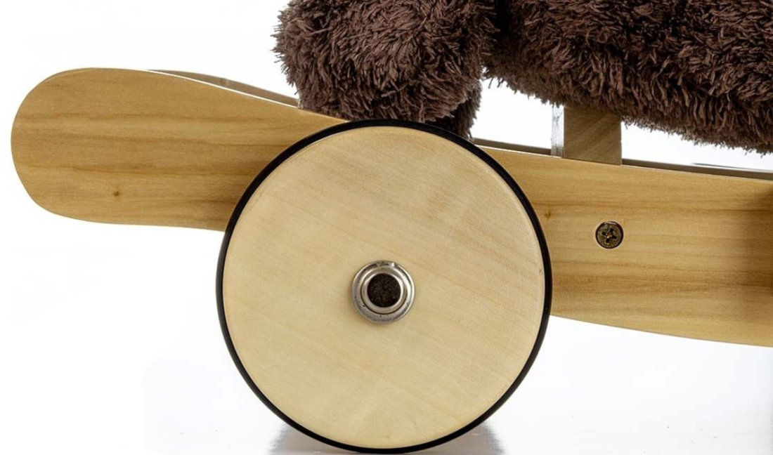 Piesek na biegunach MILLY MALLY Polly Plus Brązowy Rozkładane kółka