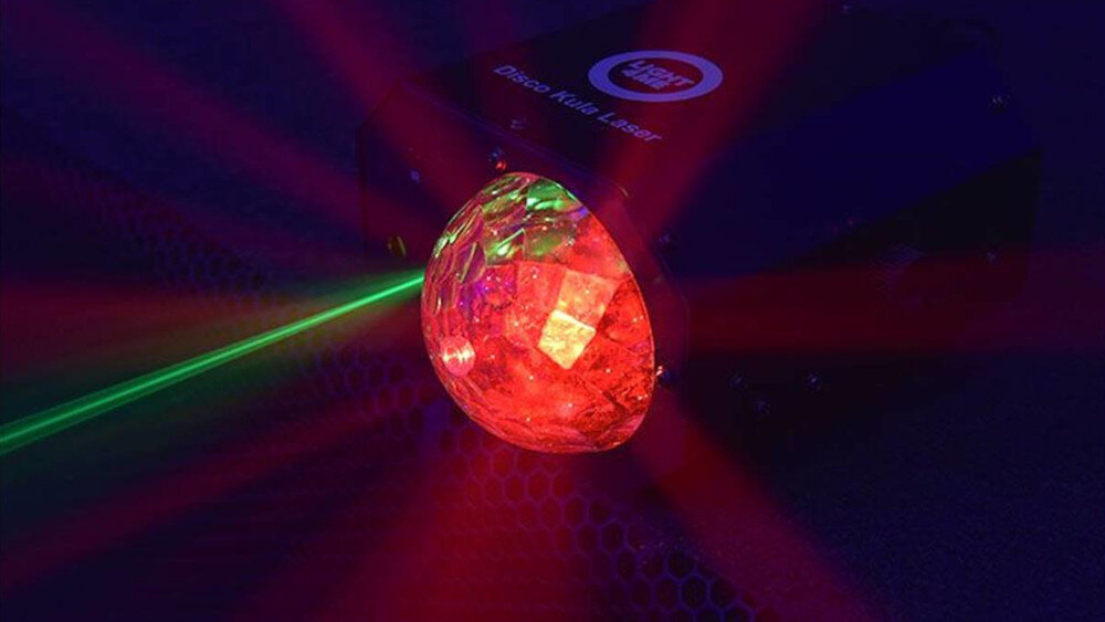 Multiefekt LED LIGHT4ME Disco Kula Laser - tryb sound