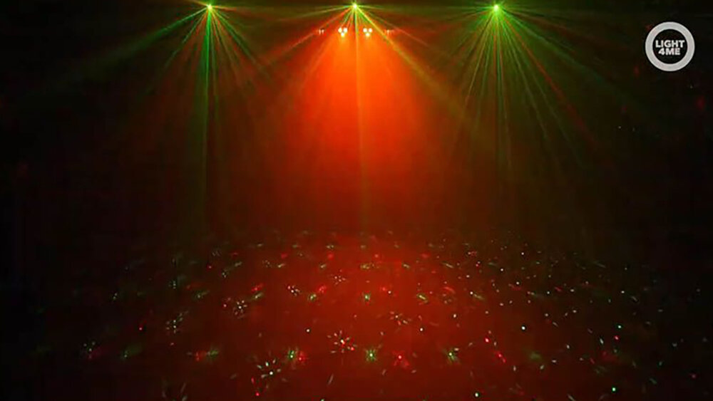 Belka LIGHT4ME LED Par Flower Ball Laser UV Strobe - rgb
