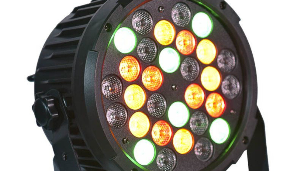 Reflektor LIGHT4ME Black Par 30x3W RGBA - master