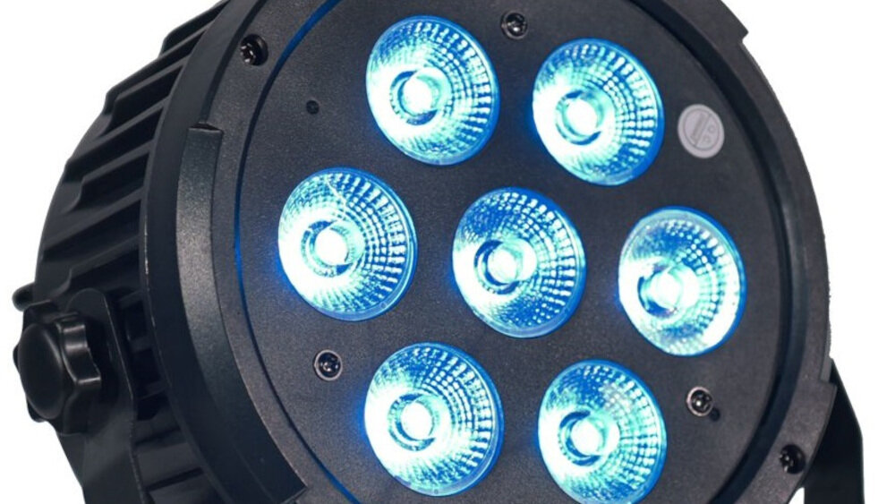 Reflektor LIGHT4ME Black Par 7x10W RGBWA  - tryby pracy