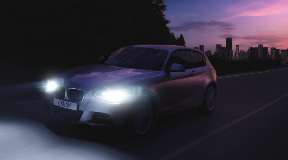 Zestaw żarówek samochodowych OSRAM Laser H8 12V-43W światło halogenowe strumień świetlny do 800 lm wysoki kontrast zwiększona widoczność żywtoność do 400 godzin