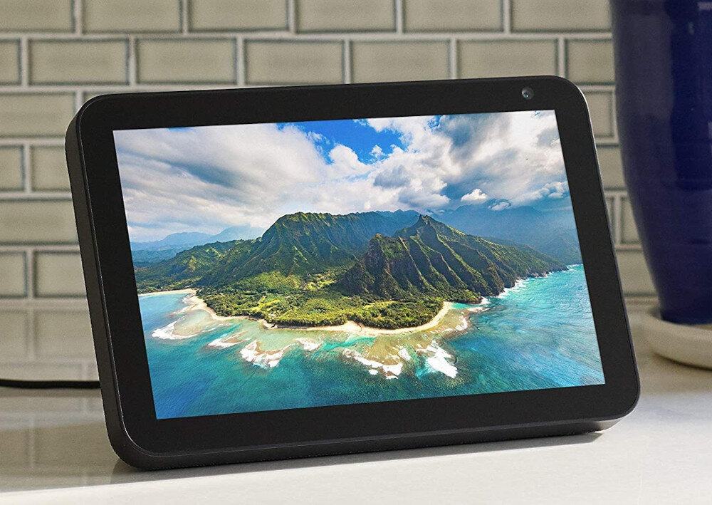 AMAZON Echo Show 8 (2 gen.) Piaskowy korzystanie z kalendarza i przypomnień ustawiaj głosowo