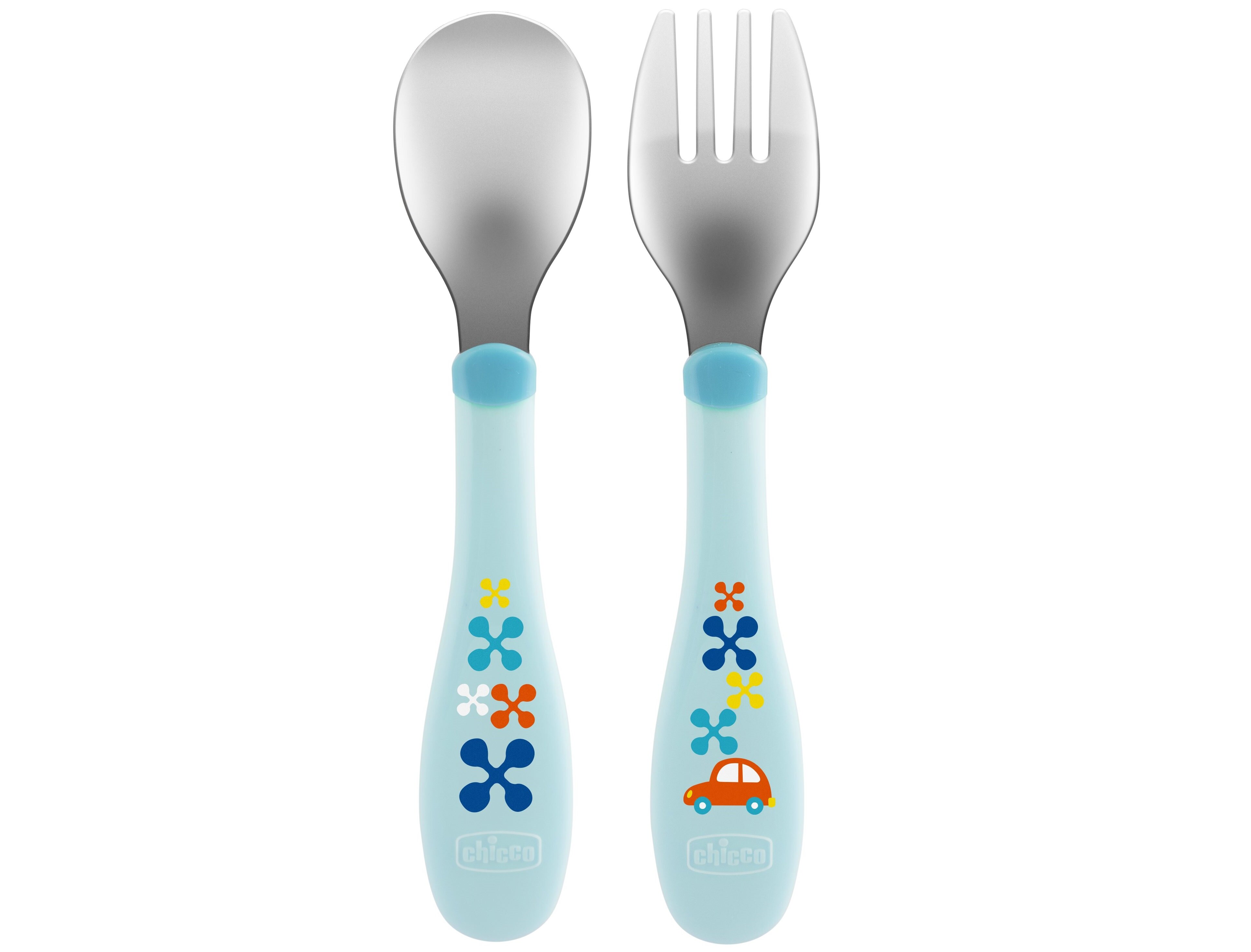 Zestaw sztućców CHICCO 00016102100000 (2 elementy) banner wygląd ogólny