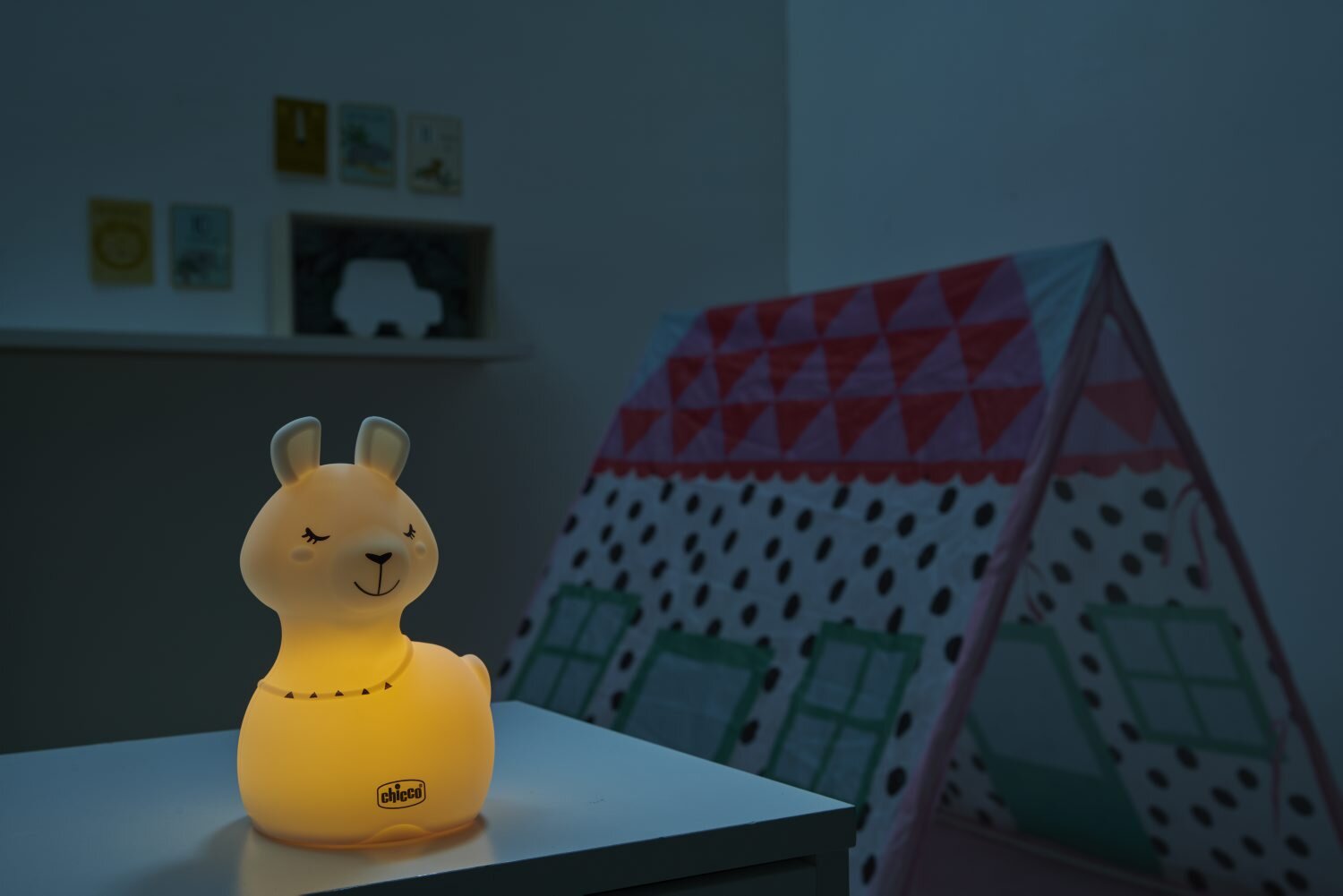 Lampka nocna CHICCO budowa kolory zestaw