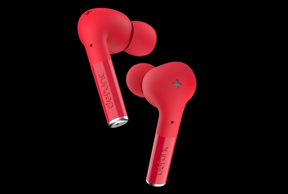 Słuchawki dokanałowe DEFUNC True Entertainment dzialanie etui ladowanie