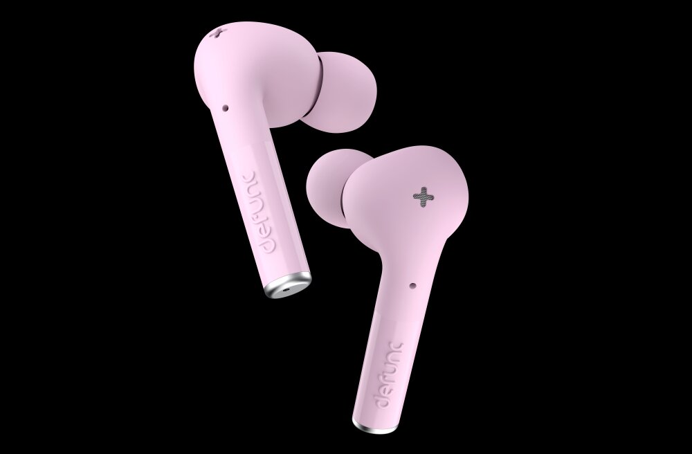 Słuchawki dokanałowe DEFUNC True Entertainment dzialanie etui ladowanie