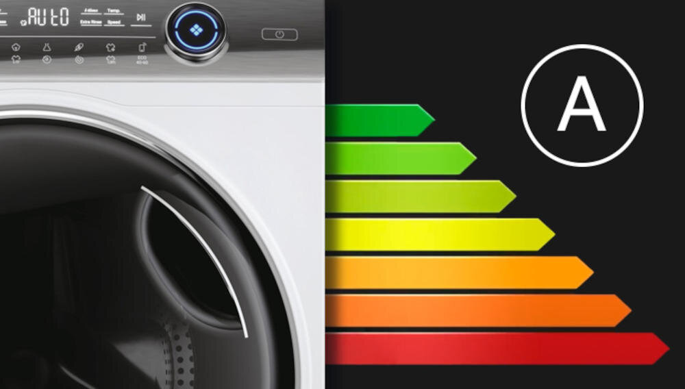 HAIER HW120-B14979U1S urządzenie pralka klasa energetyczna rachunki efektywność