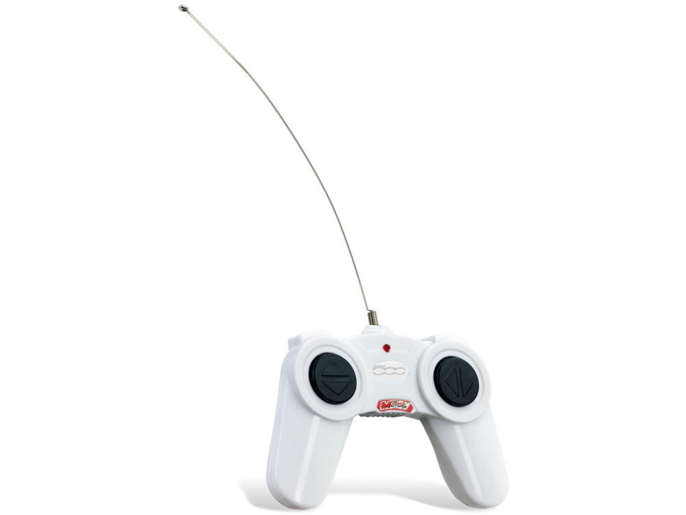 Samochód zdalnie sterowany MONDO Nuova 500 pilot działający na wysokiej częstotliwości równoczesna rywalizacja wielu pojazdów bez zakłóceń radiowych czytelne kontrolery i przyciski mocna trwała karoseria