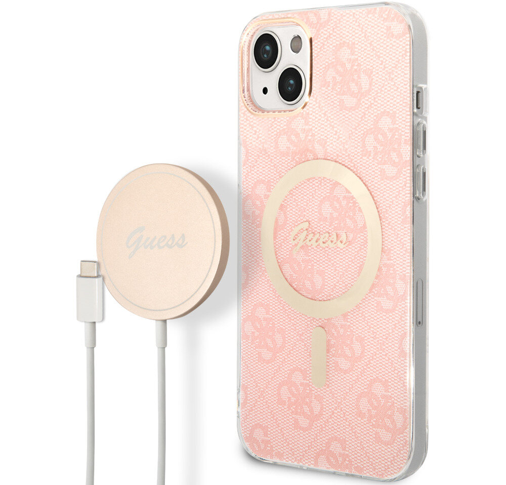 Etui GUESS 4G Print   smartfon ochrona styl wygląd materiał wykonanie