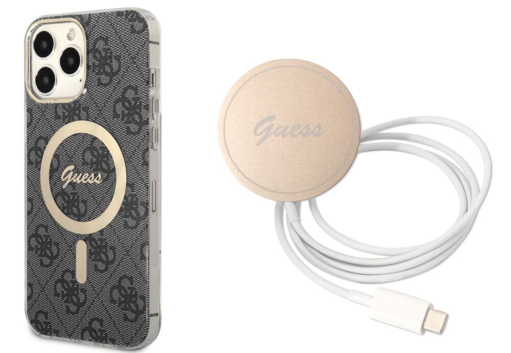 Etui GUESS 4G Print   smartfon ochrona styl wygląd materiał wykonanie