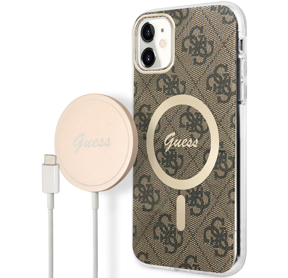 Etui GUESS 4G Print indukcja ochrona styl smartfon materiał wygląd wykonanie