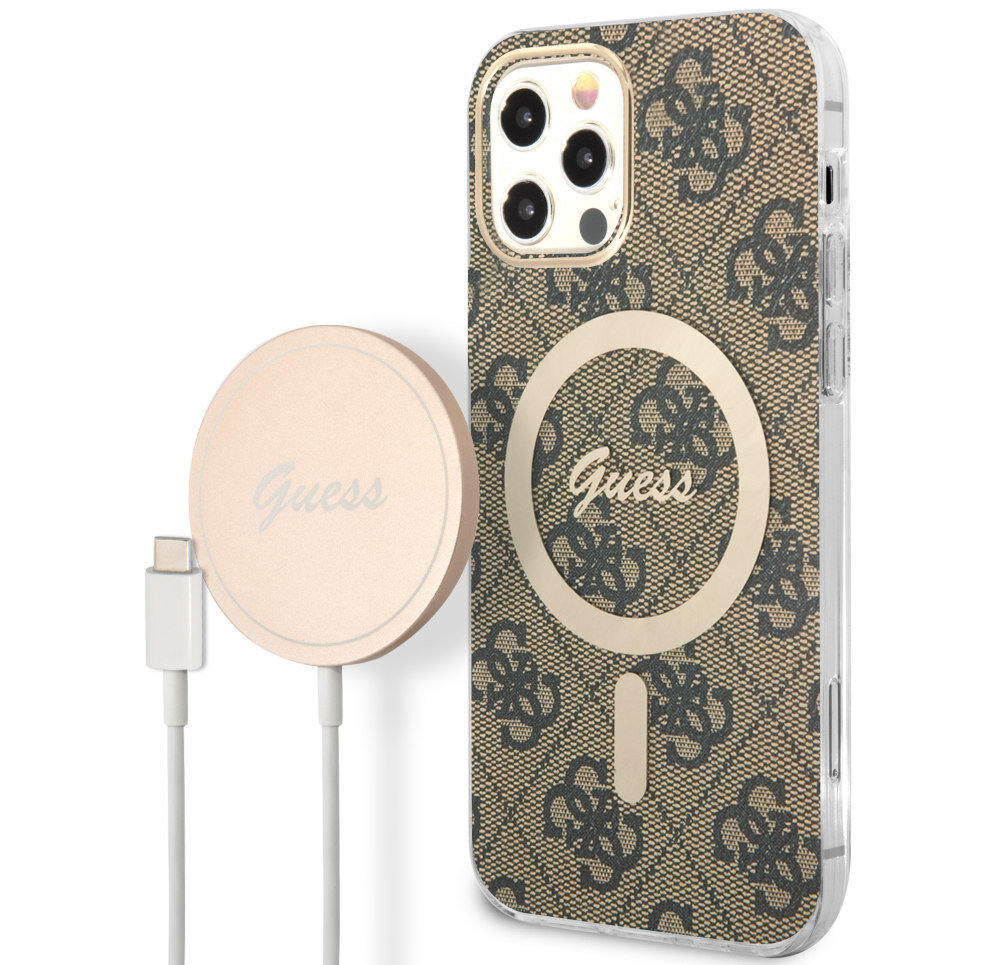 Etui GUESS 4G Print indukcja ochrona styl smartfon materiał wygląd wykonanie