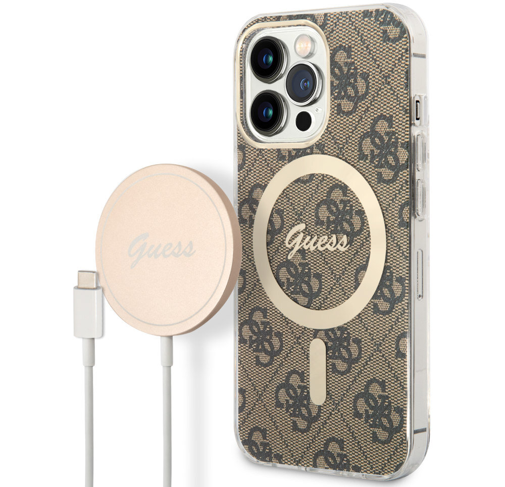 Etui GUESS 4G Print indukcja ochrona styl smartfon materiał wygląd wykonanie