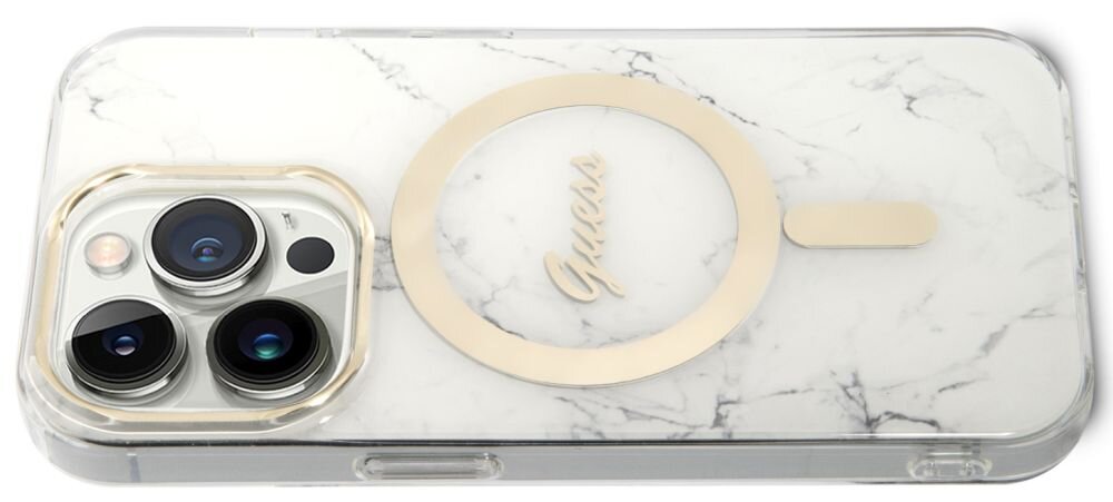 Etui GUESS Marble smartfon iphone ładowanie ładowarka indukcja ochrona styl wykonanie