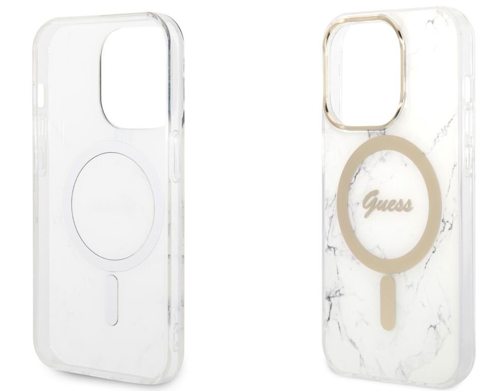Etui GUESS Marble smartfon iphone ładowanie ładowarka indukcja ochrona styl wykonanie