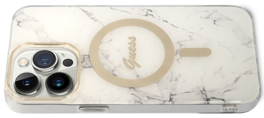 Etui GUESS Marble smartfon iphone ładowanie ładowarka indukcja ochrona styl wykonanie