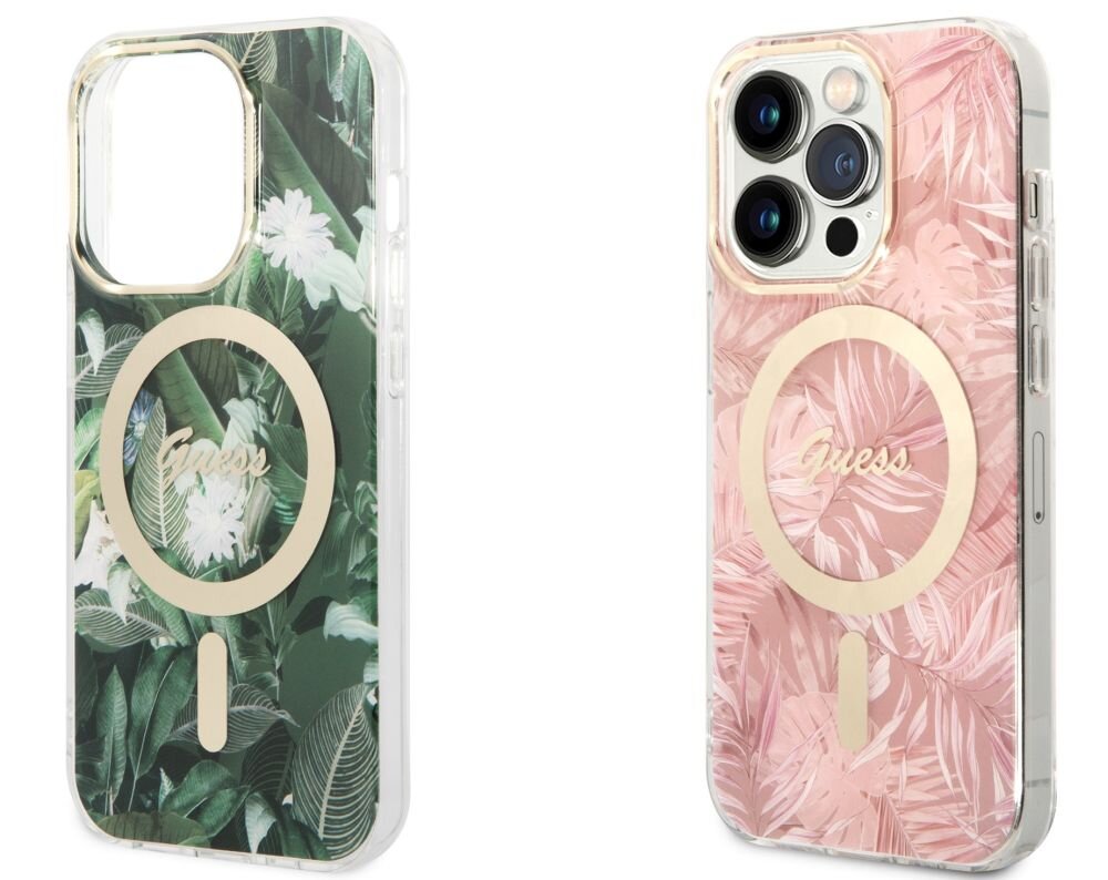 Etui GUESS Jungle smartfon iphone ładowanie ładowarka indukcja ochrona styl wykonanie