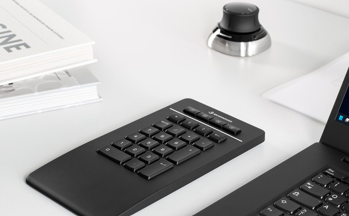 Klawiatura 3DCONNEXION Numpad Pro Wyjątkowa precyzja 16 programowalnych klawiszy Ergonomiczny i intuicyjny design Solidna trwała konstrukcja