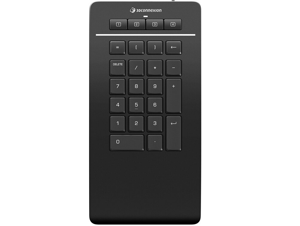Klawiatura 3DCONNEXION Numpad Pro Wyjątkowa precyzja 16 programowalnych klawiszy Ergonomiczny i intuicyjny design Solidna trwała konstrukcja