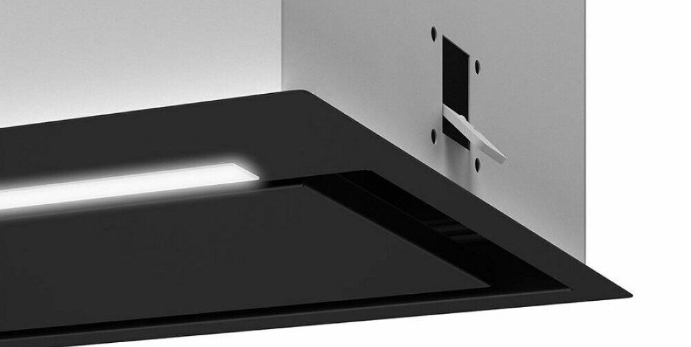 OKAP FABER INKA LUX EVO BK MATT A52 Oświetlenie LED widoczność energooszczędne żarówki światło