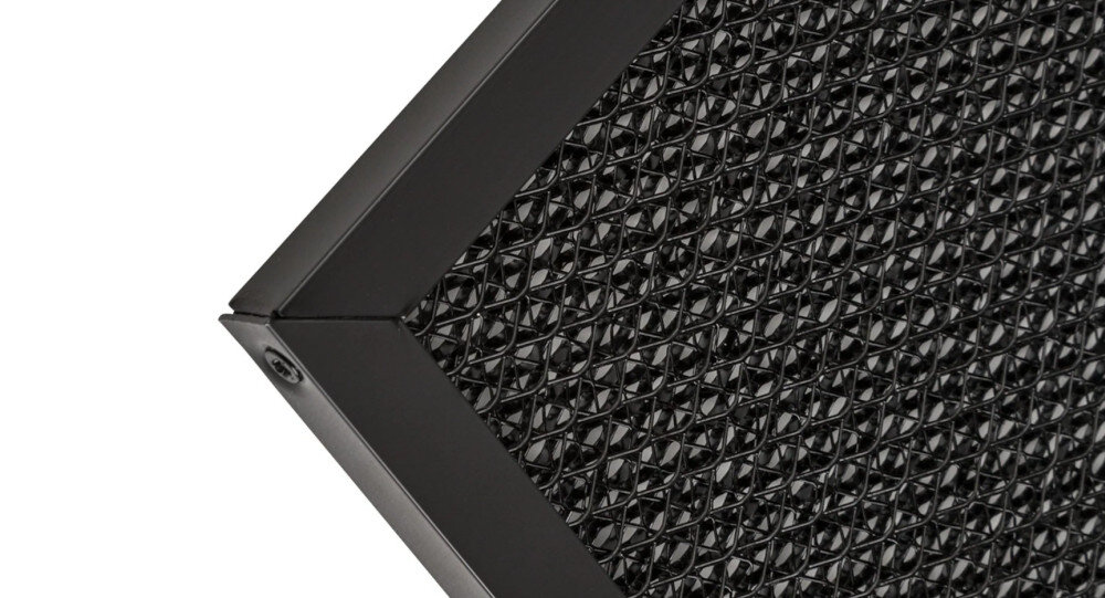 OKAP FABER INKA LUX EVO BK MATT A70 filtr aluminiowy przeciwtłuszczowy usuwanie brudu zapachów filtrowanie siateczka bez alergenów zarazków