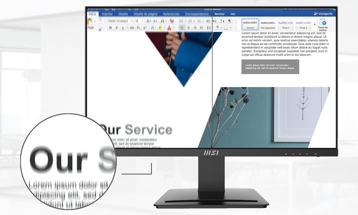 Monitor MSI Pro MP243 odświeżanie reakcja płynność