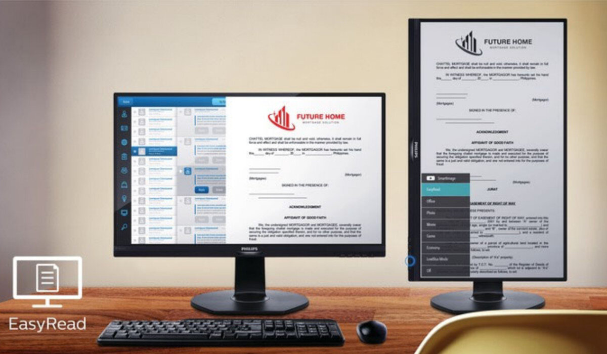 Monitor PHILIPS 242S9AL funkcje Easy Read wyrazistość