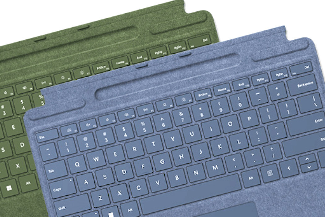 Klawiatura Microsoft Surface Pro Signature kolory materiał luksus potęga rzeczywistość konstrukcja wygoda wszechstronność