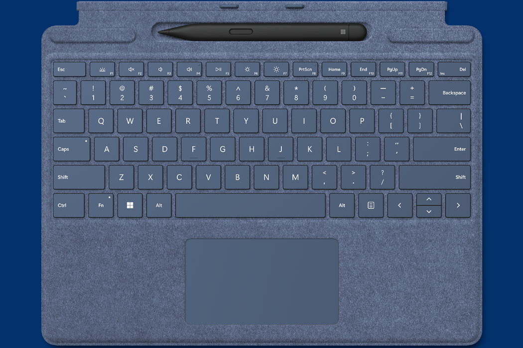 Klawiatura Microsoft Surface Pro Signature Type Cover + Pióro Surface Slim Pen 2  kolory materiał luksus potęga rzeczywistość konstrukcja wygoda wszechstronność