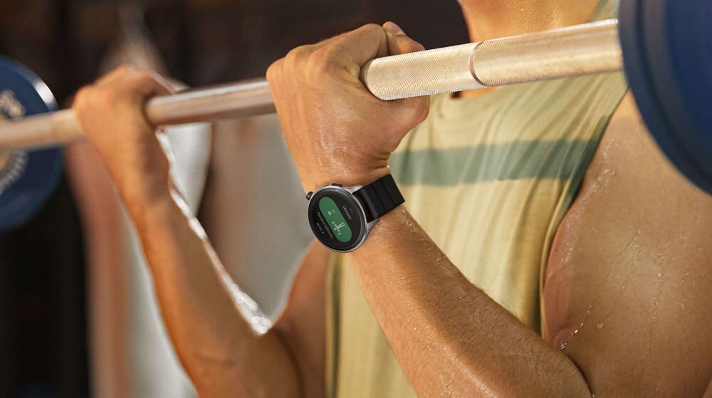 Smartwatch AMAZFIT GTR 4  ekran bateria czujniki zdrowie sport pasek ładowanie pojemność rozdzielczość łączność sterowanie krew puls rozmowy smartfon aplikacja 