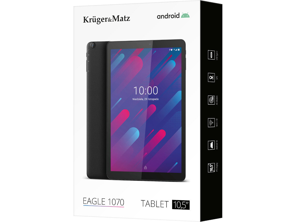 Tablet KRUGER&MATZ Eagle zestaw akcesoria