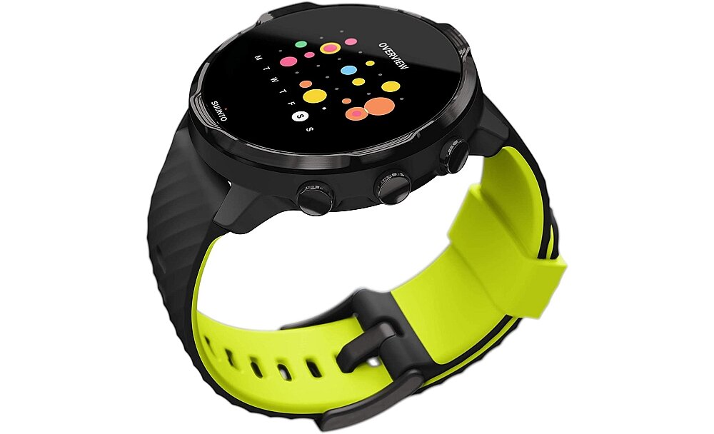 Zegarek sportowy SUUNTO 7 wodoodpornosc bateria wytrzymałośc pojemność szkło ochrona