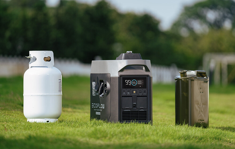 Agregat prądotwórczy ECOFLOW Dual Fuel 2 rodzaje paliwa benzyna i propan LPG