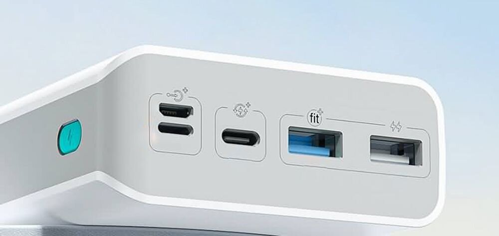 Powerbank ROMOSS Sense 8+ pojemność moc porty wyjścia USB-A USB typ-C ładowanie szybkość ekran diody wymiary waga odporny bezpieczny