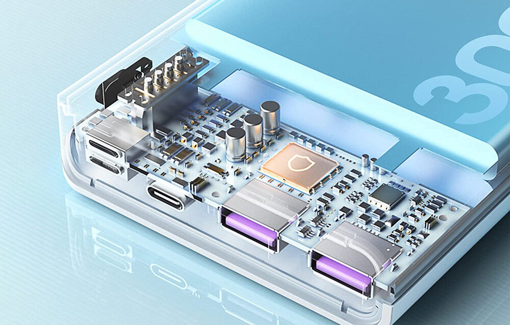 Powerbank ROMOSS SENSE8F pojemność moc porty wyjścia USB-A USB typ-C ładowanie szybkość ekran diody wymiary waga odporny bezpieczny