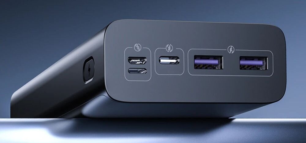 Powerbank ROMOSS PEA40 Pro pojemność moc porty wyjścia USB-A USB typ-C ładowanie szybkość ekran diody wymiary waga odporny bezpieczny