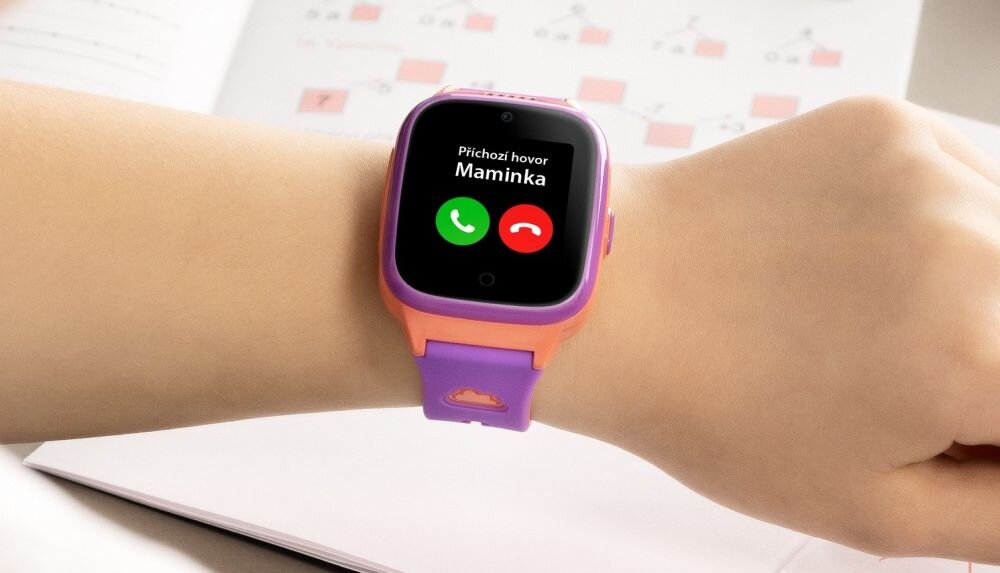 Smartwatch NICEBOY Watch Kids Patrol ekran bateria czujniki zdrowie sport pasek ładowanie pojemność rozdzielczość łączność sterowanie krew puls rozmowy smartfon aplikacja