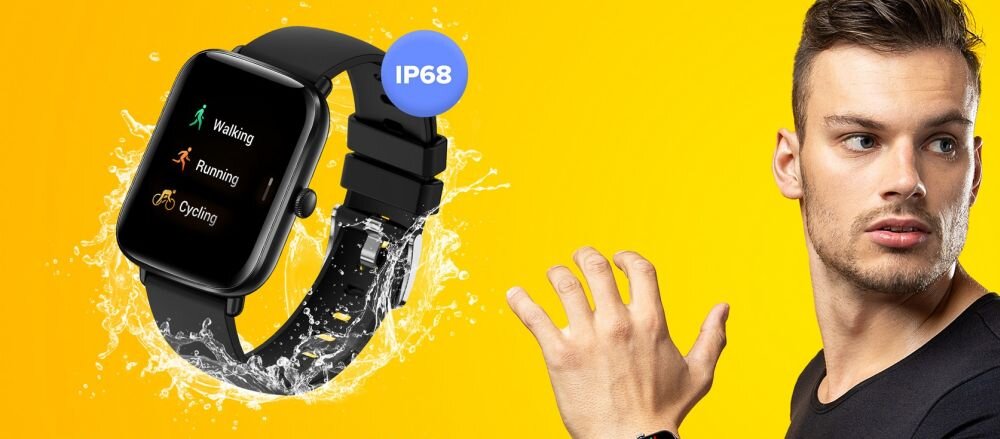 Smartwatch NICEBOY Watch Lite 3 ekran bateria czujniki zdrowie sport pasek ładowanie pojemność rozdzielczość łączność sterowanie krew puls rozmowy smartfon aplikacja