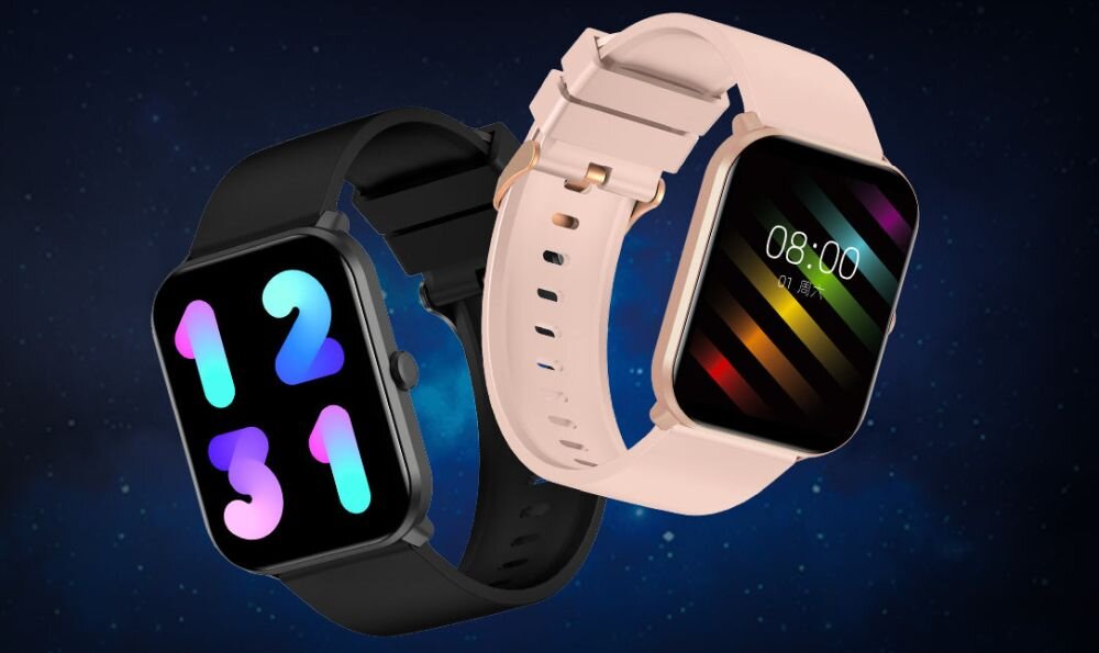 Smartwatch IMILAB W01 ekran bateria czujniki zdrowie sport pasek ładowanie pojemność rozdzielczość łączność sterowanie krew puls rozmowy smartfon aplikacja