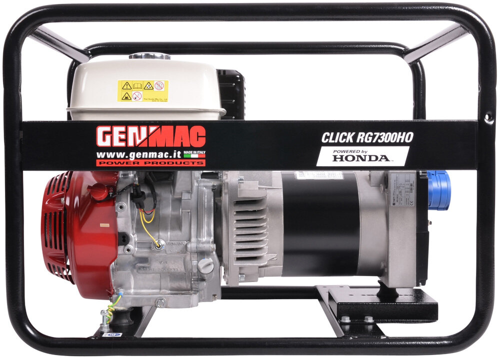 497745 Agregat prądotwórczy GENMAC Click RG7300HO-E5 NSM QFHM-OS-PM12 w zestawie karta gwarancyjna instrukcja obsługi w języku polskim