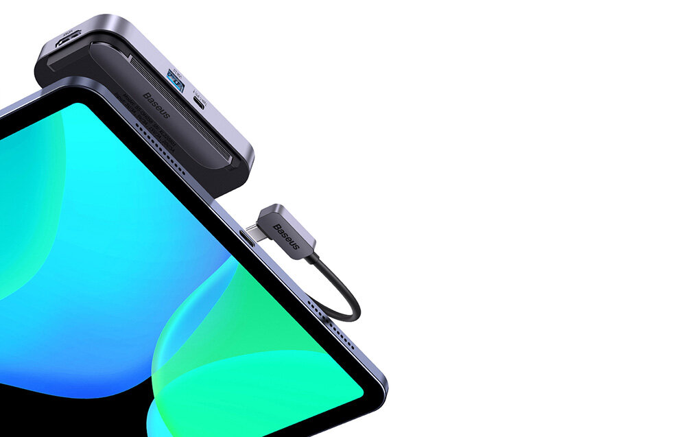 Hub BASEUS PadJoy WKWJ000013 możliwości porty szybkie ładowanie przesył pliki jakość obraz dopracowanie