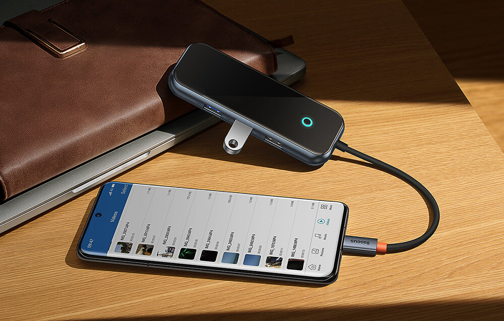 Hub BASEUS AcmeJoy urządzenia przesył plików konstrukcja wytrzymałość plug&play