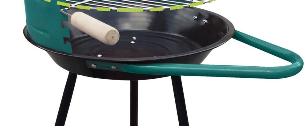 Grill węglowy MIRPOL MIR276 misa paleniskowa konstrukcja ze stali emaliowanej