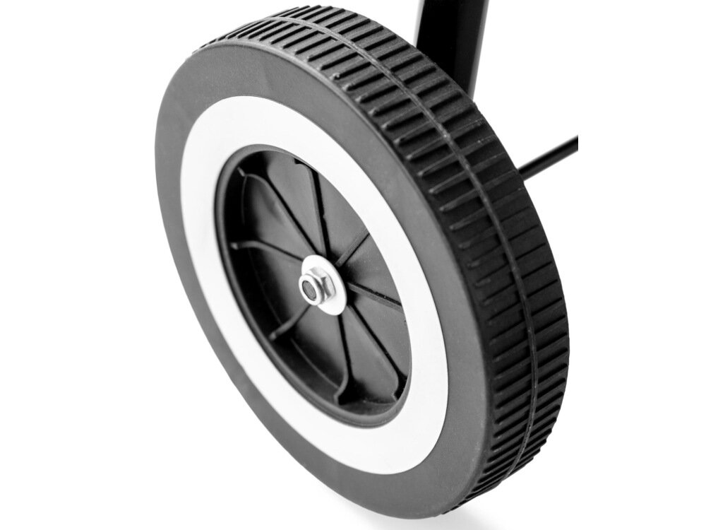 Grill węglowy MIRPOL MIR276 dwa wytrzymałe koła ułatwiają przemieszczanie grilla po ogrodzie