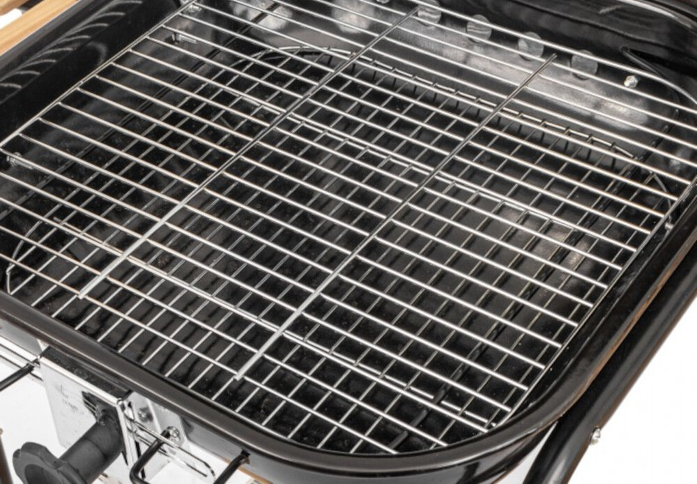Grill węglowy MIRPOL MIR350 ruszt grillowy chromowany powierzchnia grillowania 1600 cm2 regulacja rusztu
