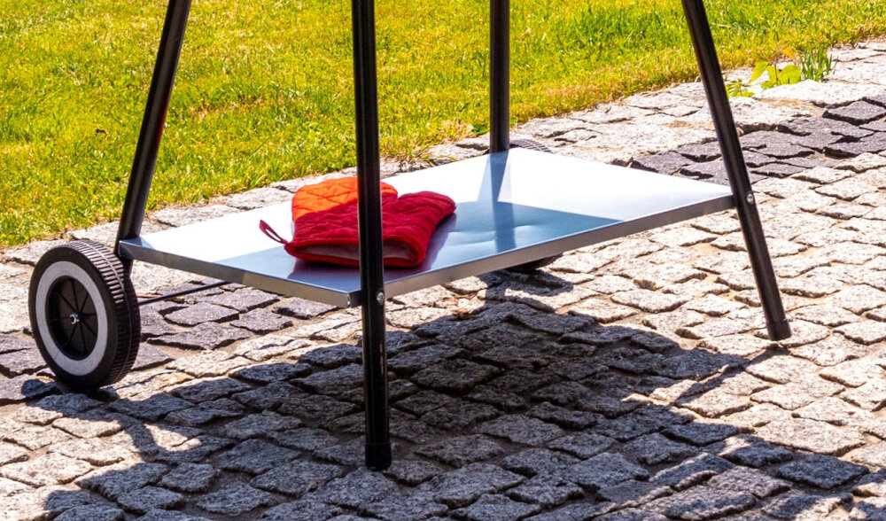 Grill węglowy MIRPOL MIR404 solidna dolna półka